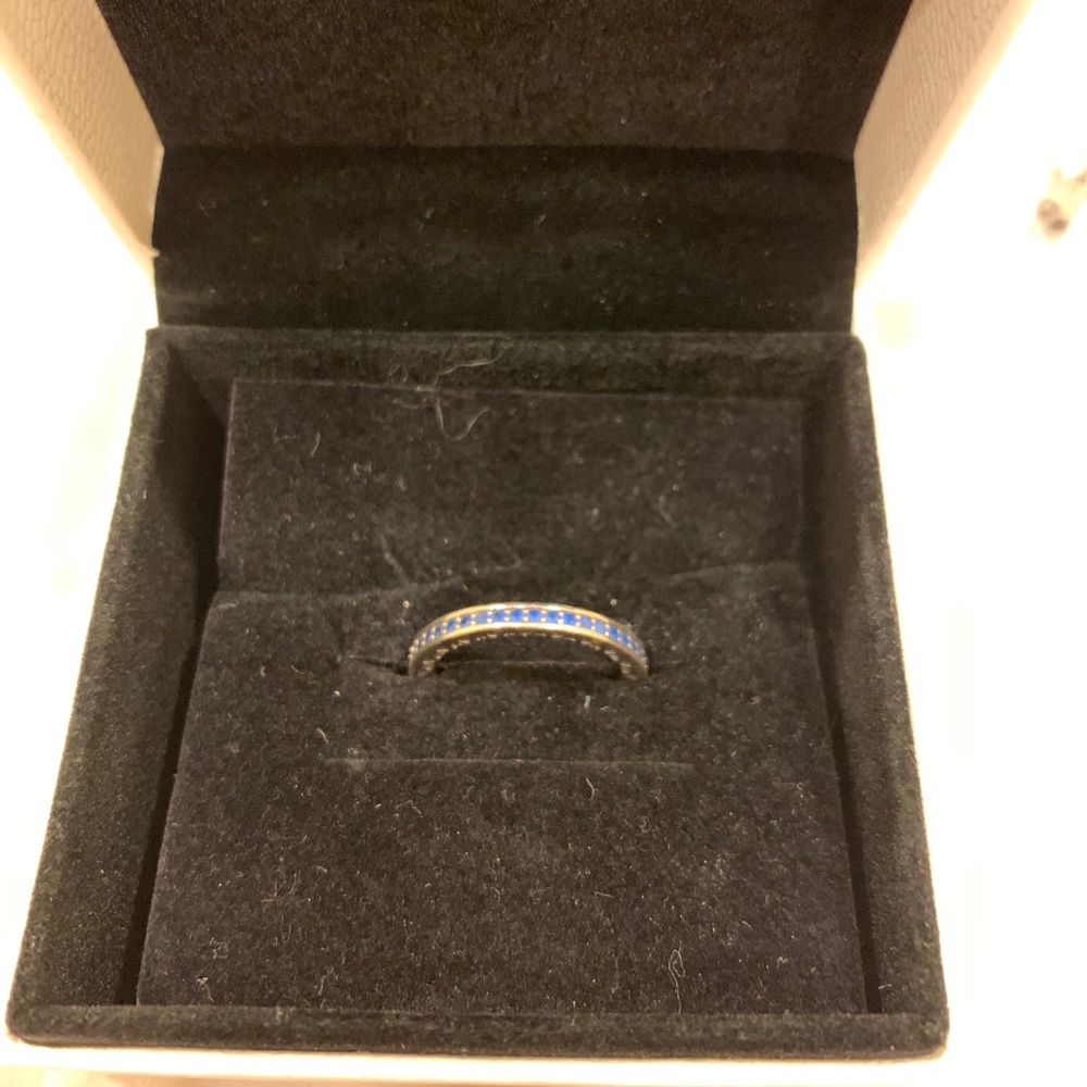 Pandora Blue Enamel ring
